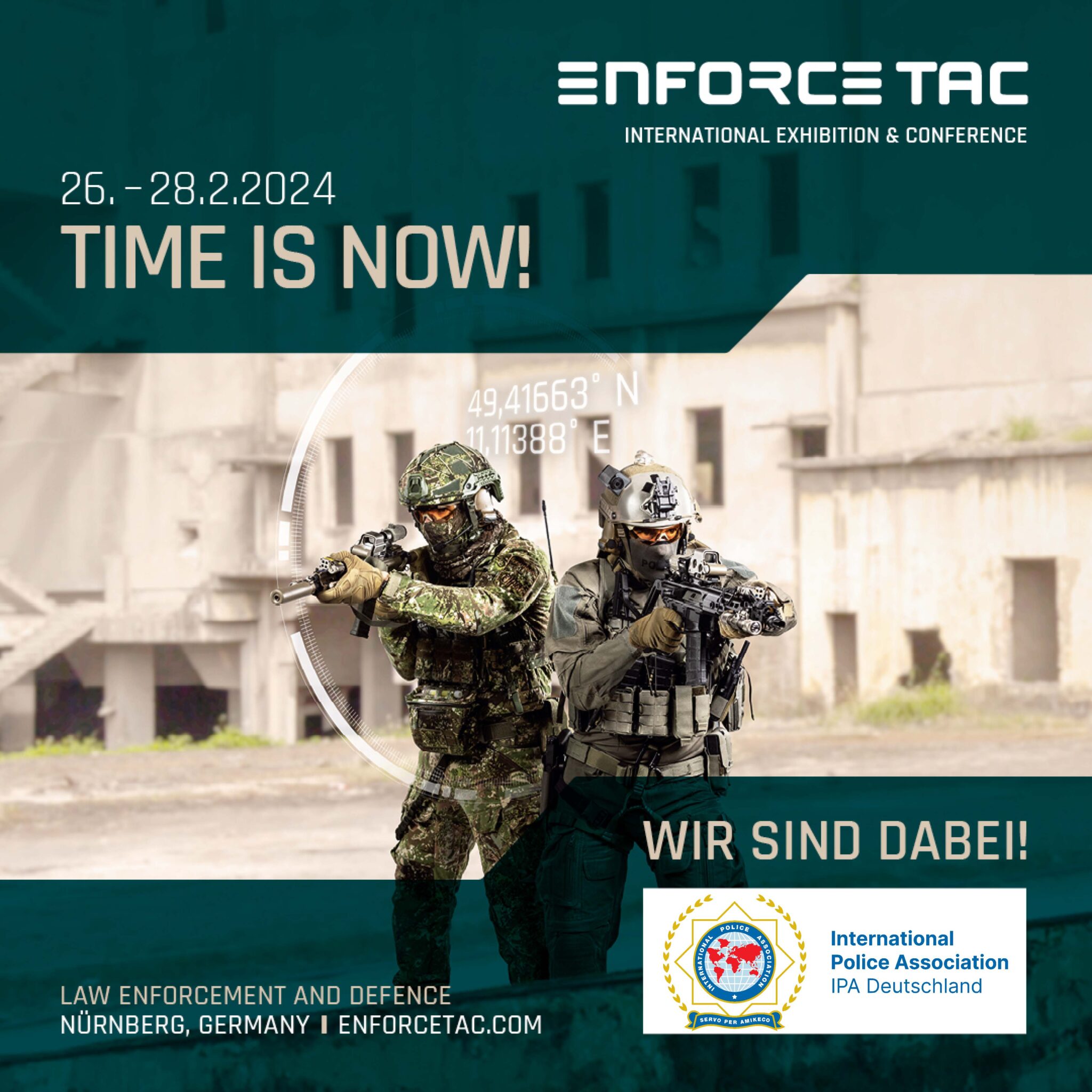 Einladung zu den Messen Enforce Tac und IWA Outdoor Classics 2024 in