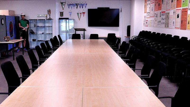 Der große Raum kann individuell hergerichtet werden