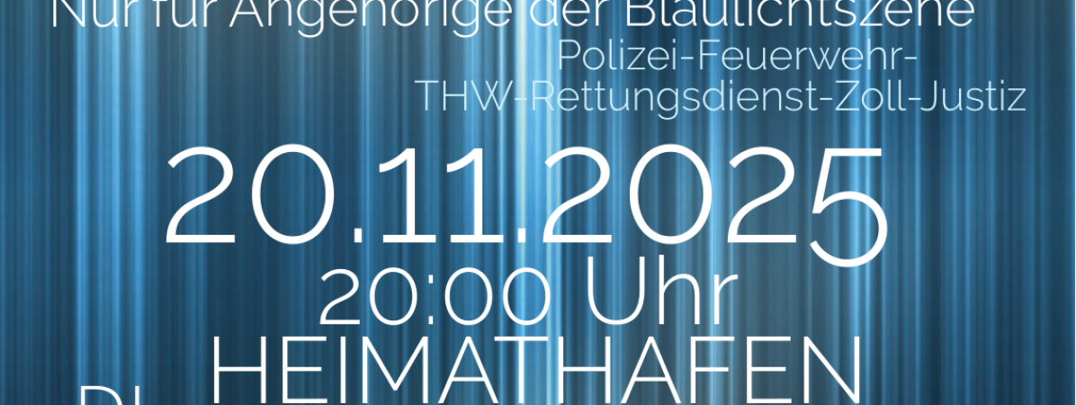 Plakat Blue-Night-Party